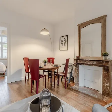 Апартаменты Spacieux Avec Cour Parfait Pour Famille Et Amis Реймс